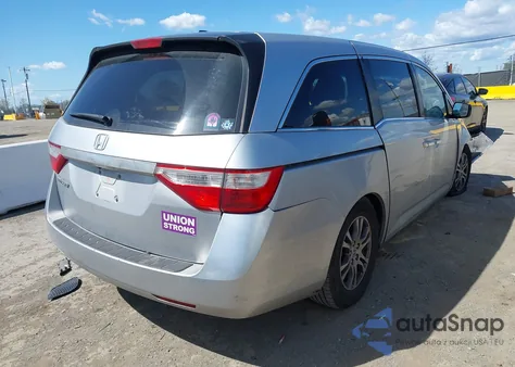 2012 Honda Odyssey Ex-L from USA, damaged, VIN 5FNRL5H62CB031535